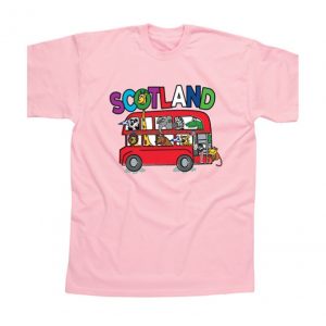 Scotland Animal Bus Children's T-Shirt