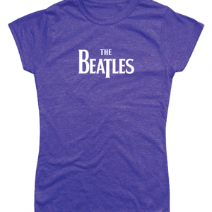 Beatles Logo Skinny Fit Ladies T-Shirt - S