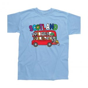 Scotland Animal Bus Children's T-Shirt