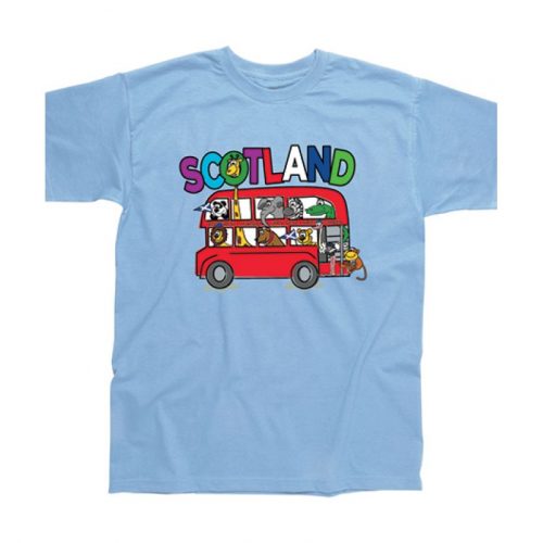 Scotland Animal Bus Children's T-Shirt