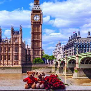 Big Ben Teddies Postcard