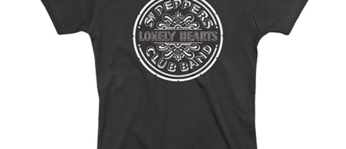 Sgt Pepper Mono Ladies Fitted T-Shirt