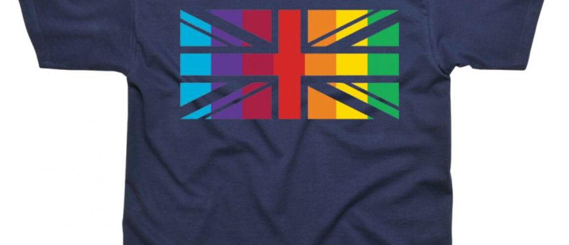Rainbow Union Jack T-Shirt