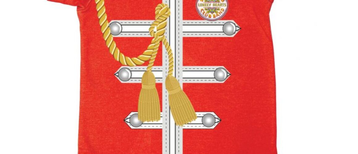 Red Sgt Pepper Uniform Bodysuit