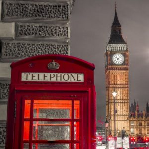 Telephone Big Ben Postcard
