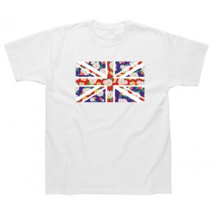 UNION JACK FLOWERS CHILDREN'S T-SHIRT - 1-2
