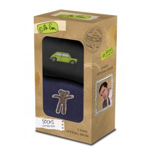 Mr Bean Embroidered Men's Socks Set