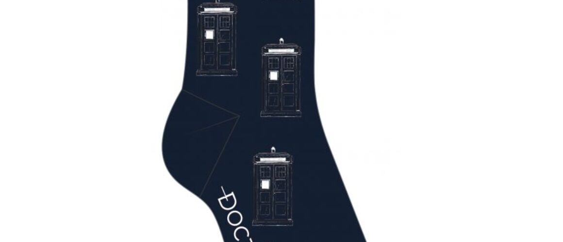 Multi Tardis Men's Socks