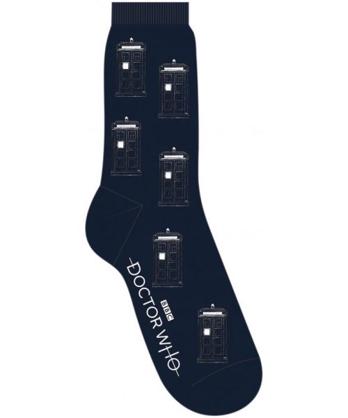 Multi Tardis Men's Socks