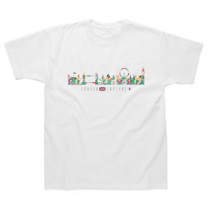 Skyline Flowers T-Shirt - S