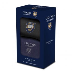 Oxford University Embroidered Men's Socks