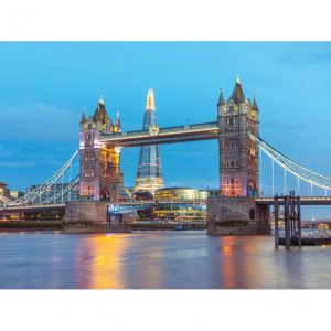 Tower Bridge and Shard Postcard