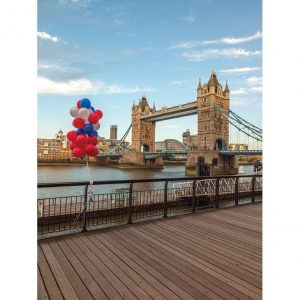 Tower Bridge Balloons Postcard