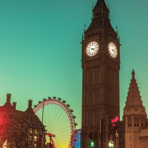 Big Ben Twilight Postcard