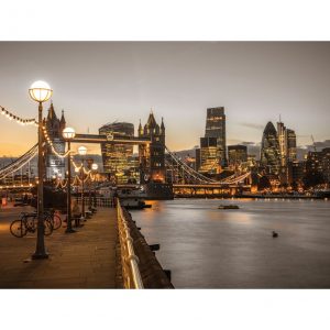 Tower Bridge Dusk Postcard