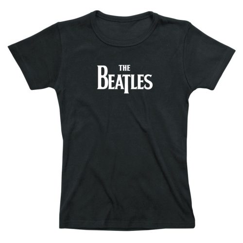 Beatles Logo Skinny Fit Ladies T-Shirt