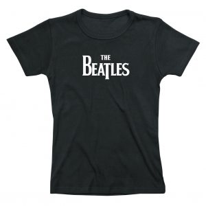 Beatles Logo Skinny Fit Ladies T-Shirt