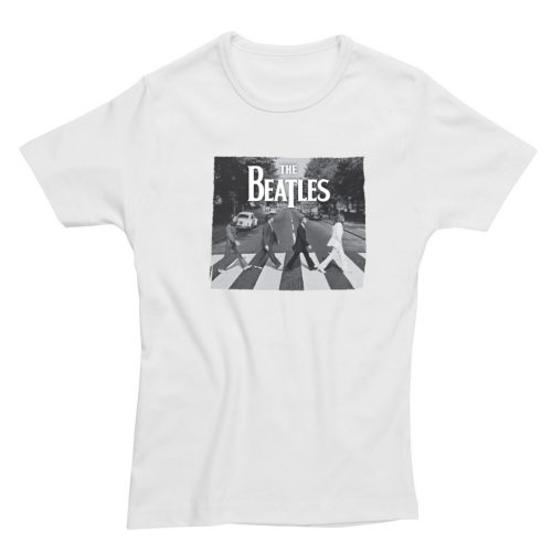 Abbey Road B&W Skinny Fit Ladies T-Shirt