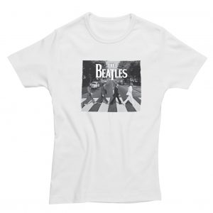 Abbey Road B&W Skinny Fit Ladies T-Shirt - S
