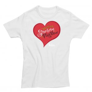 Strawberry Fields Glitter Ladies Fitted T-Shirt - L