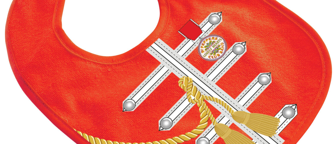 Red Sgt Pepper Uniform Bib