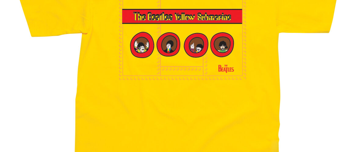 YELLOW SUBMARINE PORTHOLES CHILDREN'S T-SHIRT