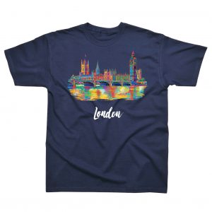 Colourful London T-Shirt - S