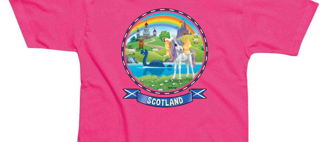 Scotland Unicorn Children's T-Shirt