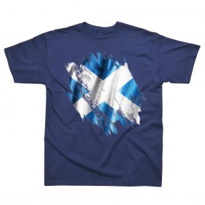 Scotland Cloud Flag T-Shirt - L
