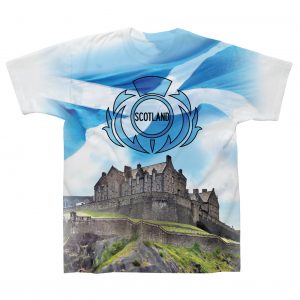 Edinburgh Castle Sublimation T-Shirt - S
