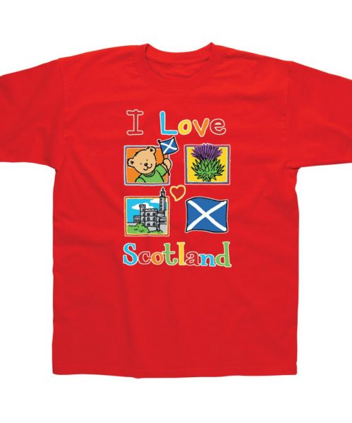 I Love Scotland Children's T-Shirt
