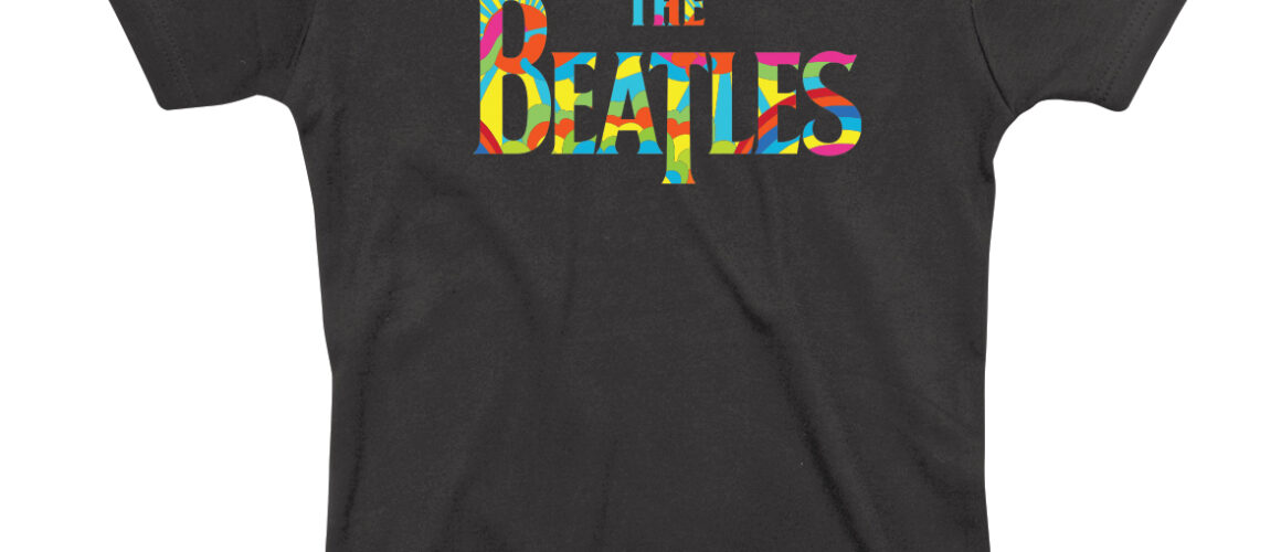 Beatles Rainbow Logo Fitted T-Shirt