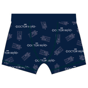 Multi Tardis Boxer Shorts - XL