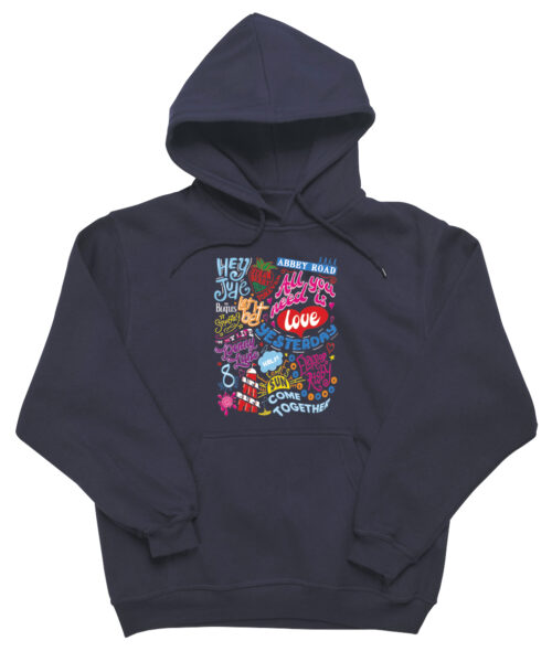 Beatles Song Titles Hoody
