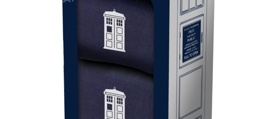 Doctor Who Tardis Men's Boxed Socks Set