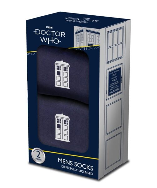 Doctor Who Tardis Men's Boxed Socks Set