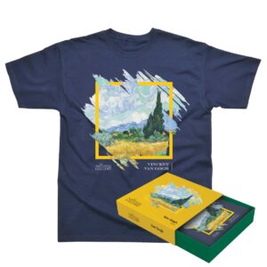 Wheatfield by Van Gogh Boxed T-Shirt - L