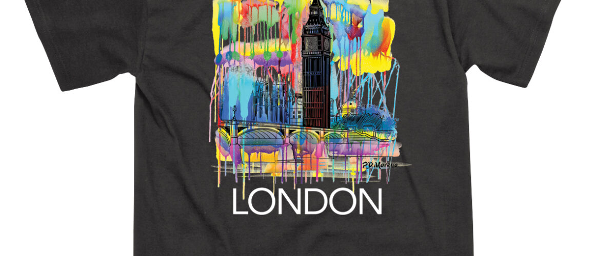 Big Ben Drip Art T-Shirt