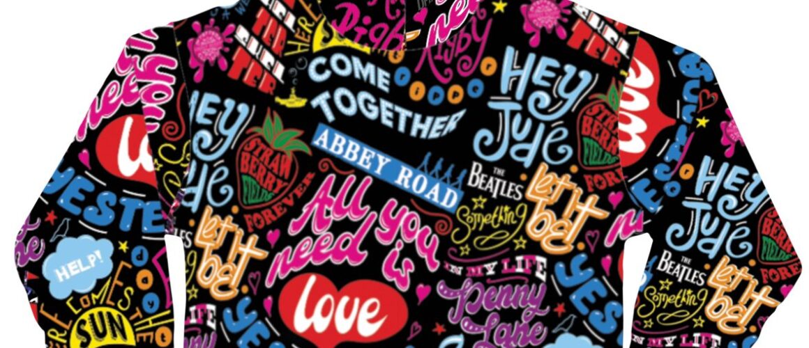 Song Titles All-Over Hoody