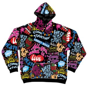 Song Titles All-Over Hoody