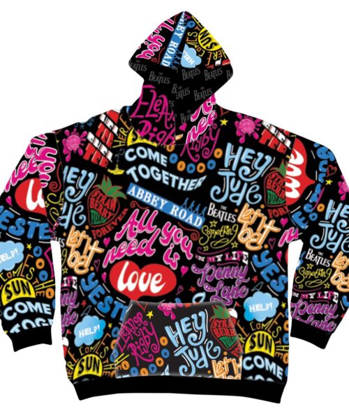 Song Titles All-Over Hoody