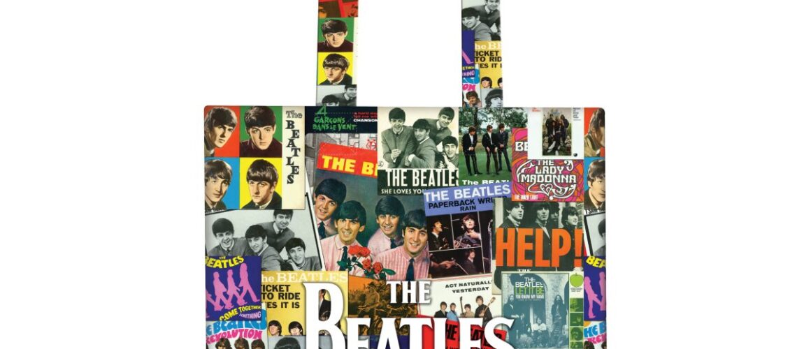 Beatles Singles Covers Tote Bag