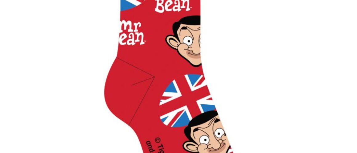Mr Bean Union Jack Men's Socks