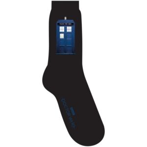Blue Tardis Men's Socks