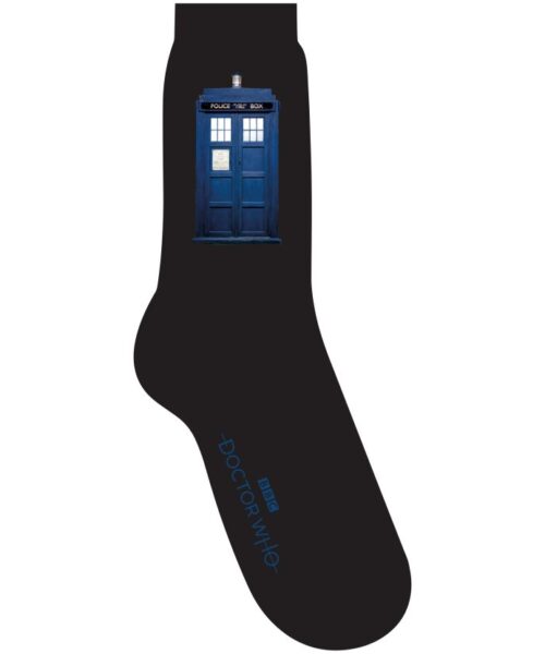 Blue Tardis Men's Socks