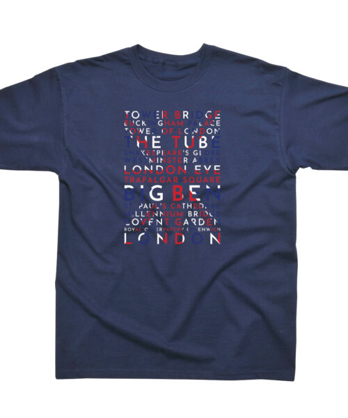 London Flag Word T-Shirt