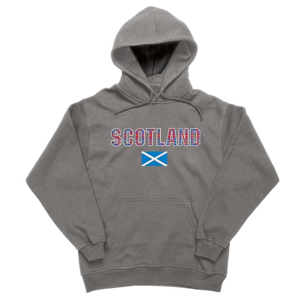 Schottland Hoodie Herren – Rugby-Style Kapuzenpullover Mit Distel-Motiv, 80% Baumwolle, Fan-Geschenk