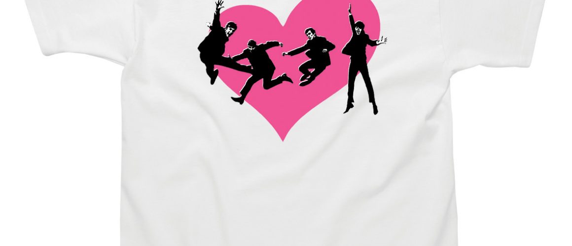 Beatles Heart T-Shirt