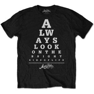 Monty Python Unisex T-Shirt: Bright Side Eye Test (Black) - S