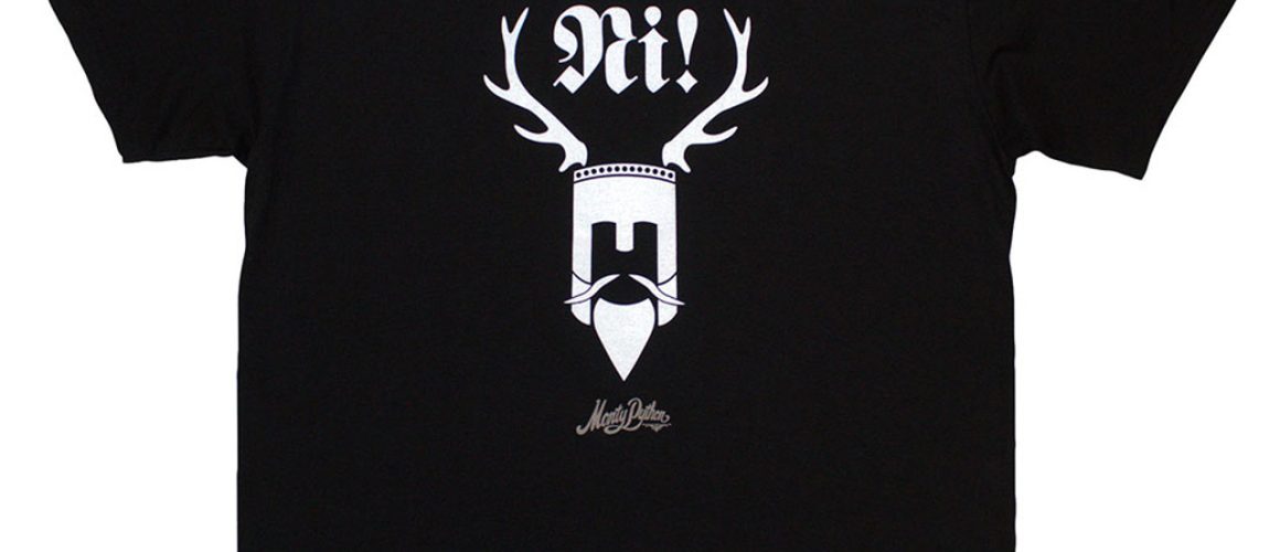 Monty Python Unisex T-Shirt: Ni (Black)